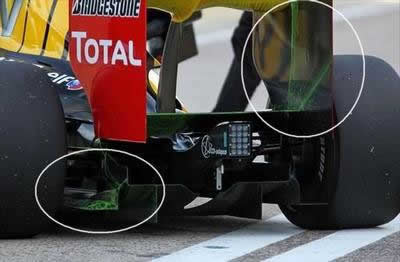 Renault F1 2010 with Flow-Viz paint