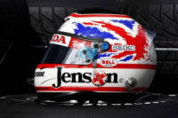 Jenson Button Silverstone 2008 helmet, Designed by fan&rsquo;s - Bell