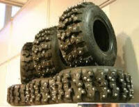 Karting tires for ice racing