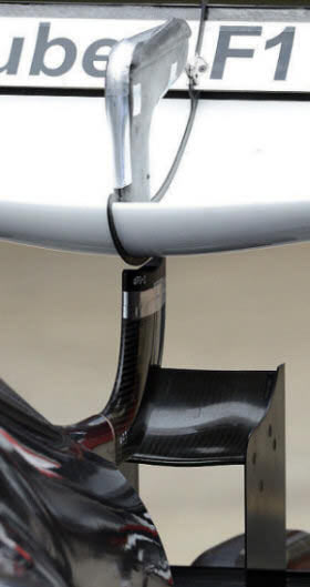 Sauber passive ddrs tested in Barcelona 2013