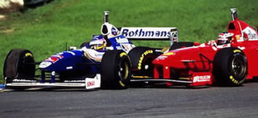 Schumacher - Villeneuve moment 1997