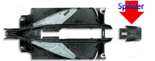 Splitter, Formula 1 car