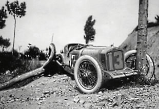 Unlucky No. 13 - The wreckage of Paul Torchy&rsquo;s two-litre 2LCV Delage GP in which he was killed 1925